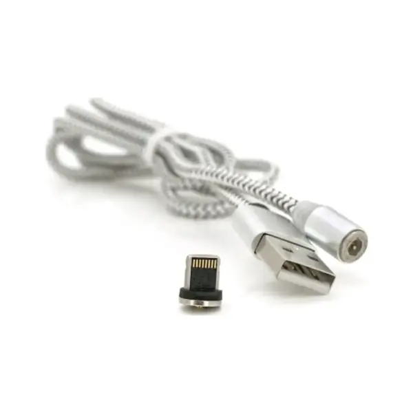 Дата кабель USB 2.0 to Lightning 1.0m 2A magnetic nylon silver PiPo (18168) Дата кабель USB 2.0 to Lightning 1.0m 2A magnetic nylon silver PiPo (18168)