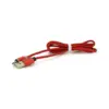 Дата кабель USB 2.0 to Micro 5P 1.0m 2A magnetic nylon red PiPo (18164)
