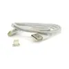 Дата кабель USB 2.0 to Lightning 1.0m 2A magnetic nylon silver Voltronic (YT-MCFB-L/S/13190/09165)