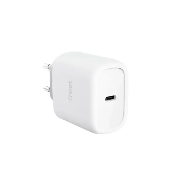 Зарядний пристрій Trust USB-C 45W GaN PD/PPS white (25522_TRUST) Зарядний пристрій Trust USB-C 45W GaN PD/PPS white (25522_TRUST)