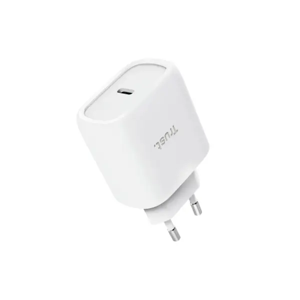 Зарядний пристрій Trust USB-C 45W GaN PD/PPS white (25522_TRUST) Зарядний пристрій Trust USB-C 45W GaN PD/PPS white (25522_TRUST)