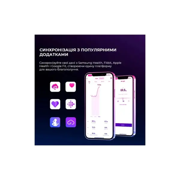 Ваги підлогові Yunmai X Smart Scale (YMBS-M268) Ваги підлогові Yunmai X Smart Scale (YMBS-M268)