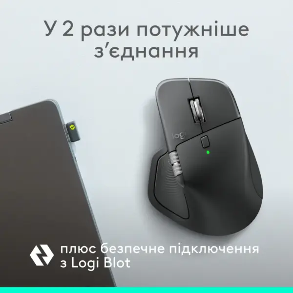 Мишка Logitech MX Master 4 for Business Wireless/Bluetooth Graphite (910-007617) Мишка Logitech MX Master 4 for Business Wireless/Bluetooth Graphite (910-007617)