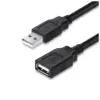 Дата кабель USB 2.0 AM/AF 1.8m black ColorWay (CW-CBUF076-BK)