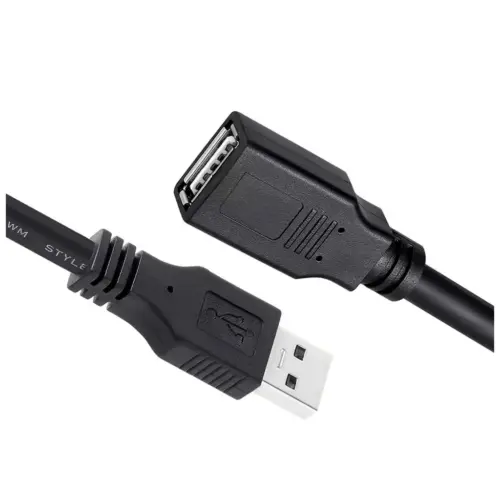 Дата кабель USB 2.0 AM/AF 1.8m black ColorWay (CW-CBUF076-BK)