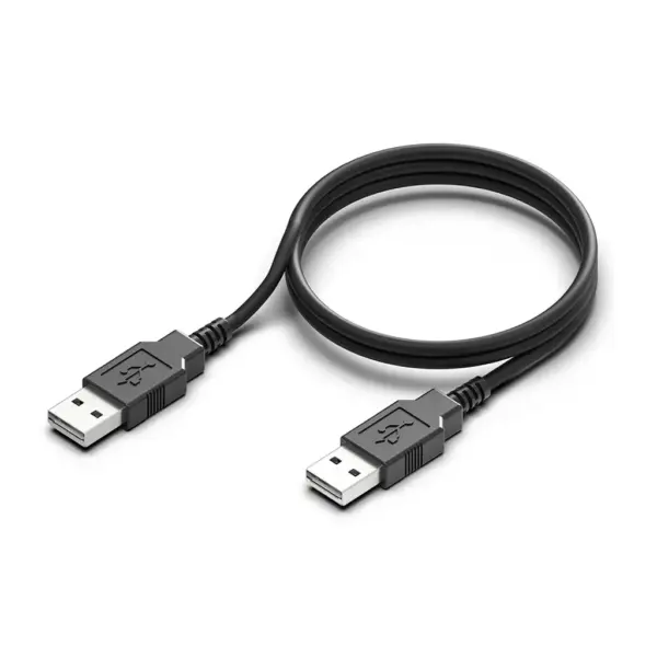 Дата кабель USB 2.0 AM/AM 1.0m black ColorWay (CW-CBUU071-BK)