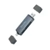 Зчитувач флеш-карт ColorWay USB 2.0/USB-C to CF/SD/MicroSD (CW-CR-01)