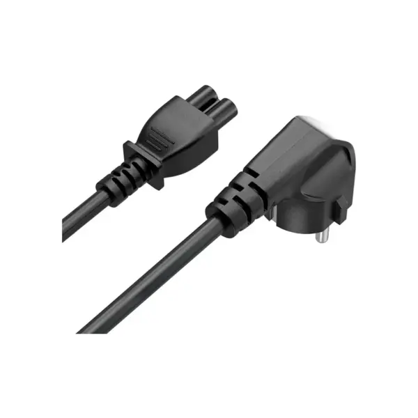 Кабель живлення C5 1.0m black ColorWay (CW-CBP084-BK)