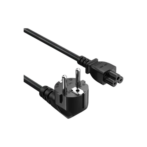 Кабель живлення C5 1.0m black ColorWay (CW-CBP084-BK)