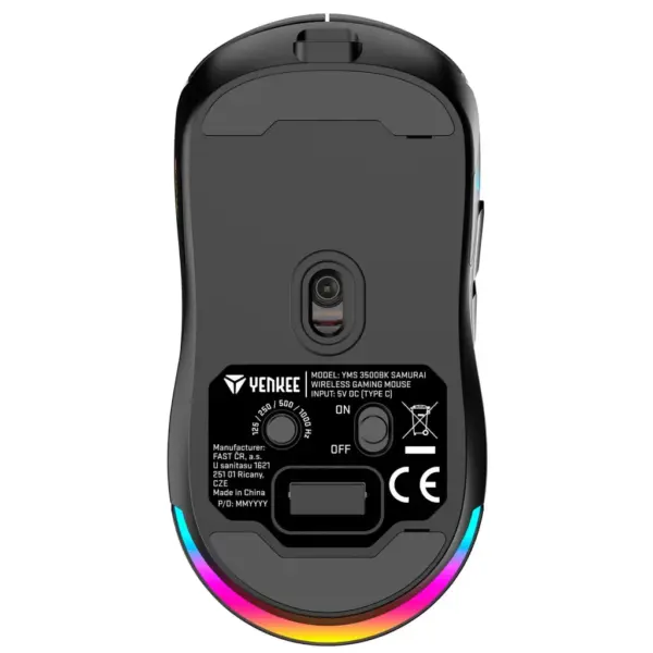 Мишка YENKEE YMS 3500BK Samurai Wireless Black (45018706)