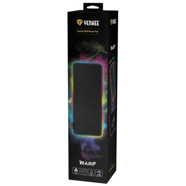Килимок для мишки YENKEE YPM 3006 RGB pad Warp (45015854)