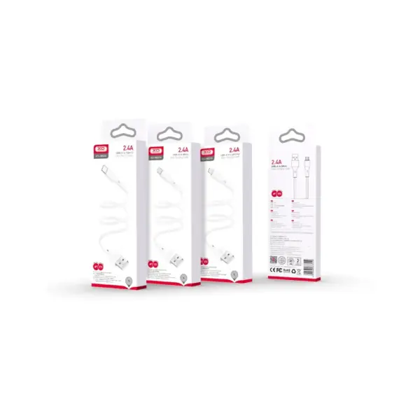 Дата кабель USB 2.0 AM to Micro 5P 1.0m white XO (NB230_M_White) Дата кабель USB 2.0 AM to Micro 5P 1.0m white XO (NB230_M_White)