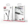 Дата кабель USB-C to USB-C 1.0m 100W braided black XO (NBQ199_С_Black)