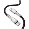 Дата кабель USB-C to USB-C 1.0m 100W metal black Baseus (CATJK-C01)