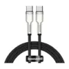 Дата кабель USB-C to USB-C 1.0m 100W metal black Baseus (CATJK-C01)