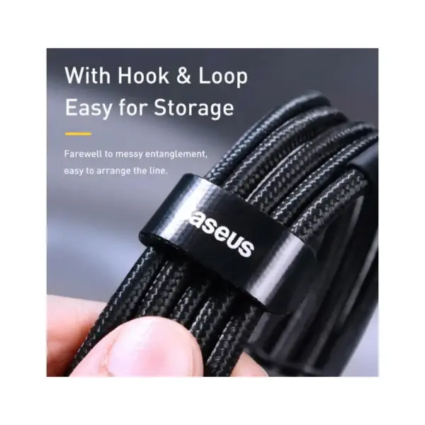 Дата кабель USB-C to USB-C 2.0m PD2.0 100W (20V/5A) red+black Baseus (CATKLF-AL91)