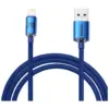Дата кабель USB 2.0 AM to Lightning 2.0m 2.4A blue Baseus (CAJY000103)