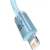 Дата кабель USB 2.0 AM to Lightning 2.0m 2.4A sky blue Baseus (CAJY001203)