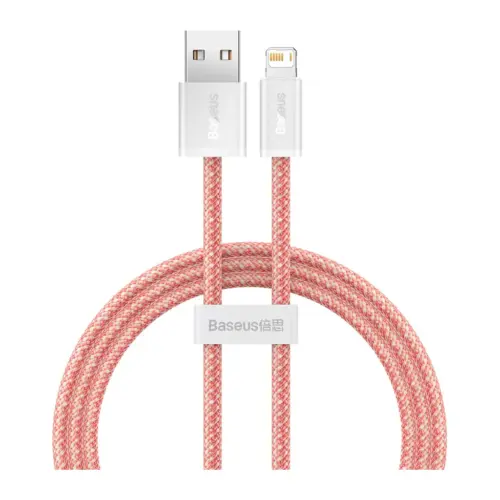 Дата кабель USB 2.0 AM to Lightning 1.0m 2.4A orange Baseus (CALD000407)