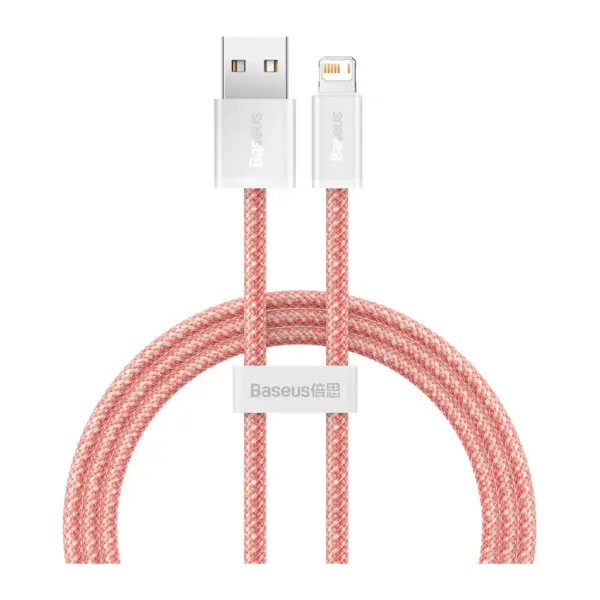 Дата кабель USB 2.0 AM to Lightning 1.0m 2.4A orange Baseus (CALD000407)