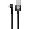 Дата кабель USB 2.0 AM to Lightning 2.0m 2.4A 90° corner black Baseus (CAVP000101)