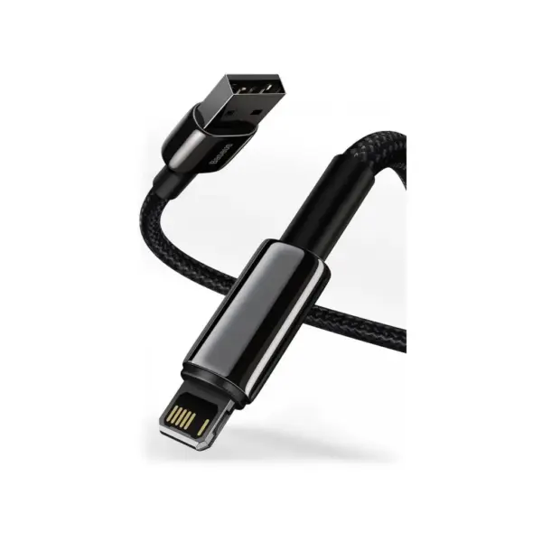 Дата кабель USB 2.0 AM to Lightning 2.0m 2.4A black Baseus (CALWJ-A01) Дата кабель USB 2.0 AM to Lightning 2.0m 2.4A black Baseus (CALWJ-A01)