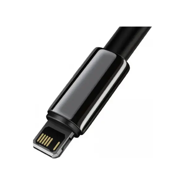 Дата кабель USB 2.0 AM to Lightning 2.0m 2.4A black Baseus (CALWJ-A01) Дата кабель USB 2.0 AM to Lightning 2.0m 2.4A black Baseus (CALWJ-A01)