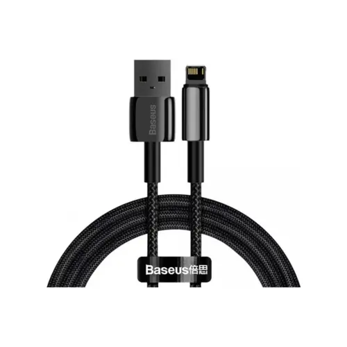 Дата кабель USB 2.0 AM to Lightning 2.0m 2.4A black Baseus (CALWJ-A01)