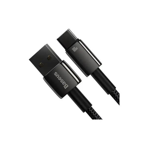 Дата кабель USB 2.0 AM to USB-C 1.0m 100W black Baseus (CAWJ000001)