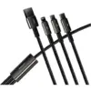 Дата кабель USB 2.0 AM to Lightning + Micro 5P + Type-C 1.5m 3.5A black Baseus (CAMLTWJ-01) Дата кабель USB 2.0 AM to Lightning + Micro 5P + Type-C 1.5m 3.5A black Baseus (CAMLTWJ-01)