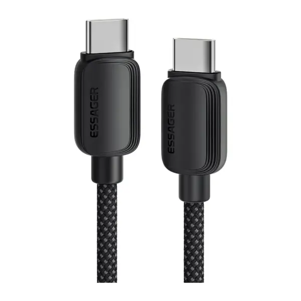 Дата кабель USB-C to USB-C 2.0m 100W black Essager (EXCTT1-WLA01-P)
