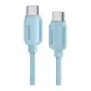 Дата кабель USB-C to USB-C 2.0m 100W blue Essager (EXCTT1-WLA03-P)
