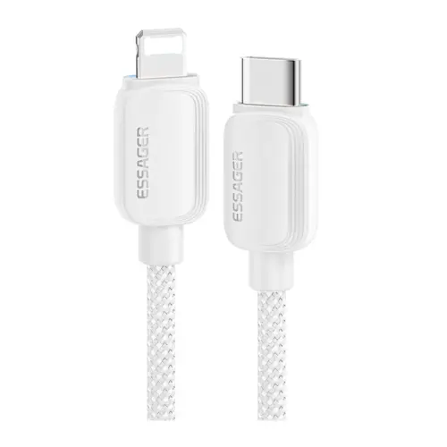 Дата кабель USB-C to Lightning 2.0m 20W white Essager (EXCTL-WLA02-P)