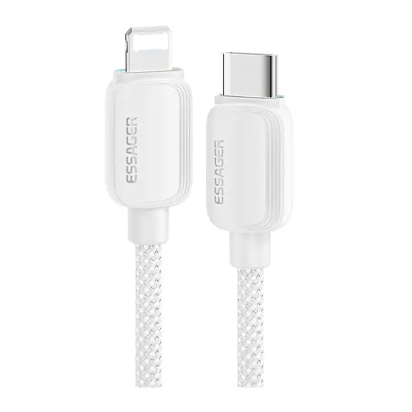 Дата кабель USB-C to Lightning 2.0m 20W white Essager (EXCTL-WLA02-P)