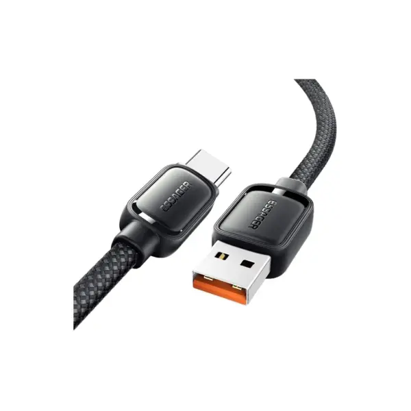 Дата кабель USB 2.0 AM to USB-C 1.0m 7A black Essager (EXCT-TD01-P)