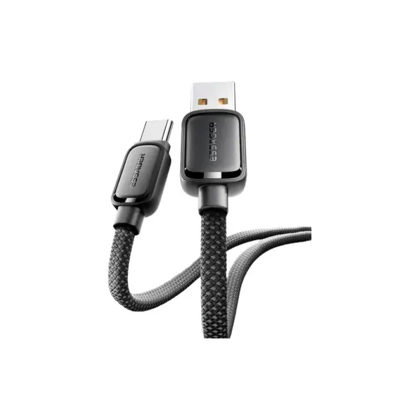 Дата кабель USB 2.0 AM to USB-C 1.0m 7A black Essager (EXCT-TD01-P)