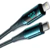 Дата кабель USB-C to Lightning 1.0m 20W Digital Display blue Essager (EXCTL-YD03)