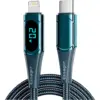 Дата кабель USB-C to Lightning 2.0m 20W Digital Display blue Essager (EXCTL-YDA03)