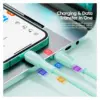 Дата кабель USB 2.0 AM to USB-C 1.0m 100W green Essager (EXCT1-CH06)