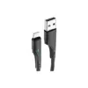 Дата кабель USB 2.0 AM to Lightning 0.25m 2.4A black Essager (EXCL-LSB01)