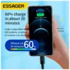Дата кабель USB-C to Lightning 0.5m 20W black Essager (EXCTL-CGB01) Дата кабель USB-C to Lightning 0.5m 20W black Essager (EXCTL-CGB01)