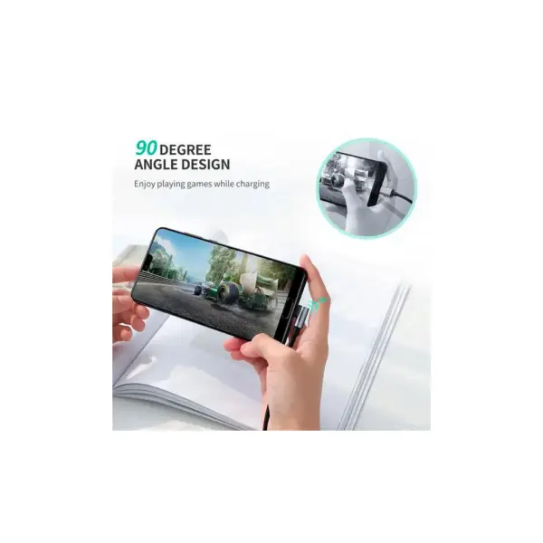 Дата кабель USB 2.0 AM to USB-C 3.0m 3A US284 90° corner black Ugreen (70255) Дата кабель USB 2.0 AM to USB-C 3.0m 3A US284 90° corner black Ugreen (70255)