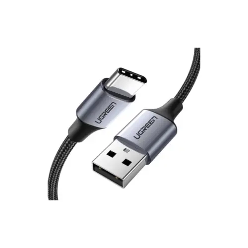 Дата кабель USB 2.0 AM to USB-C 0.5m 3A US288 black Ugreen (60125)