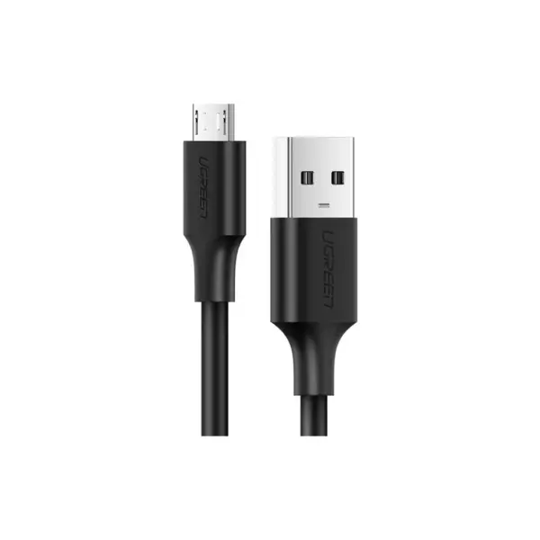 Дата кабель USB 2.0 AM to Micro 5P 0.25m 2A US289 black Ugreen (60134)