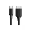 Дата кабель USB-C 3.1 to Micro USB 3.0 1.0m 3A US312 black Ugreen (20103)