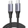 Дата кабель USB-C to USB-C 1.0m 240W US535 space gray Ugreen (15311)