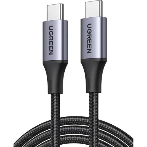 Дата кабель USB-C to USB-C 1.0m 240W US535 space gray Ugreen (15311)