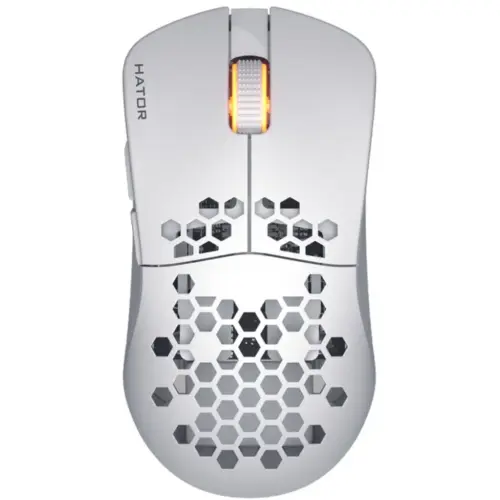 Мишка Hator Stellar Wireless/Bluetooth/USB White (HTM651)
