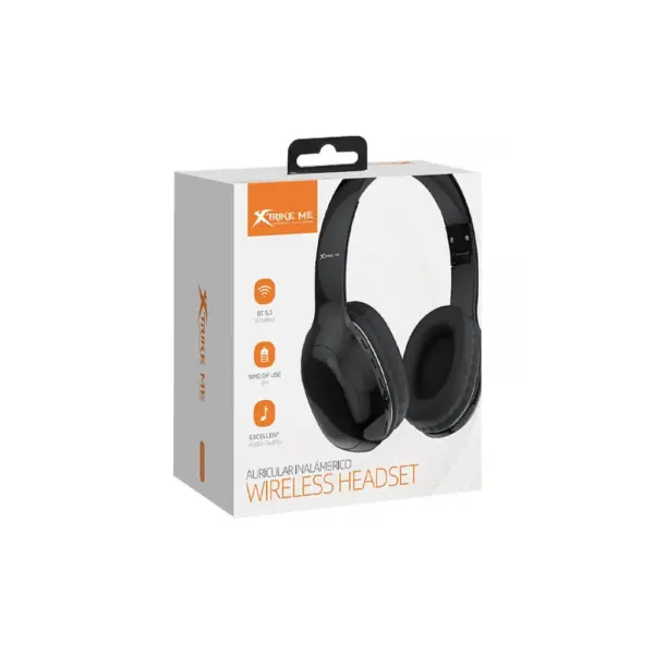 Навушники Xtrike ME HD-215BK Wireless Black (HD-215BK) Навушники Xtrike ME HD-215BK Wireless Black (HD-215BK)