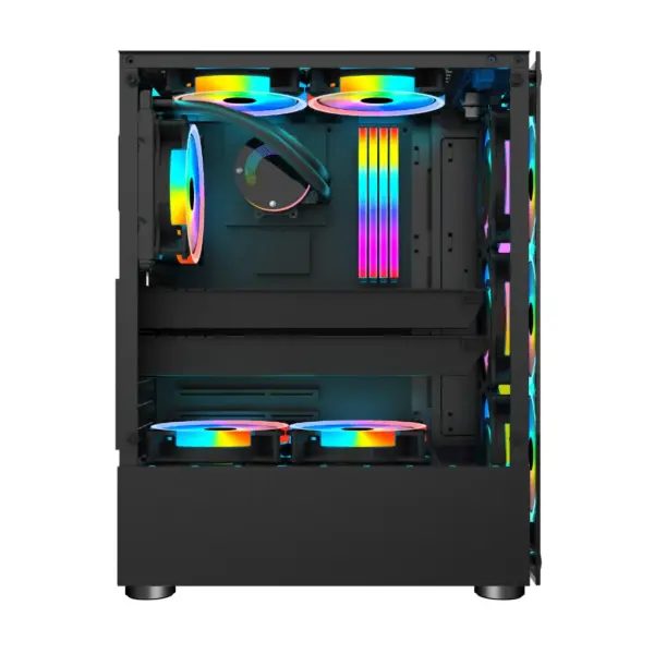 Корпус для ПК 1stPlayer V2-A-BK-4F1